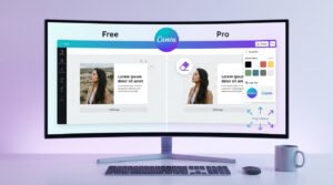Canva Pro vs free 2026 feature comparison for content creators