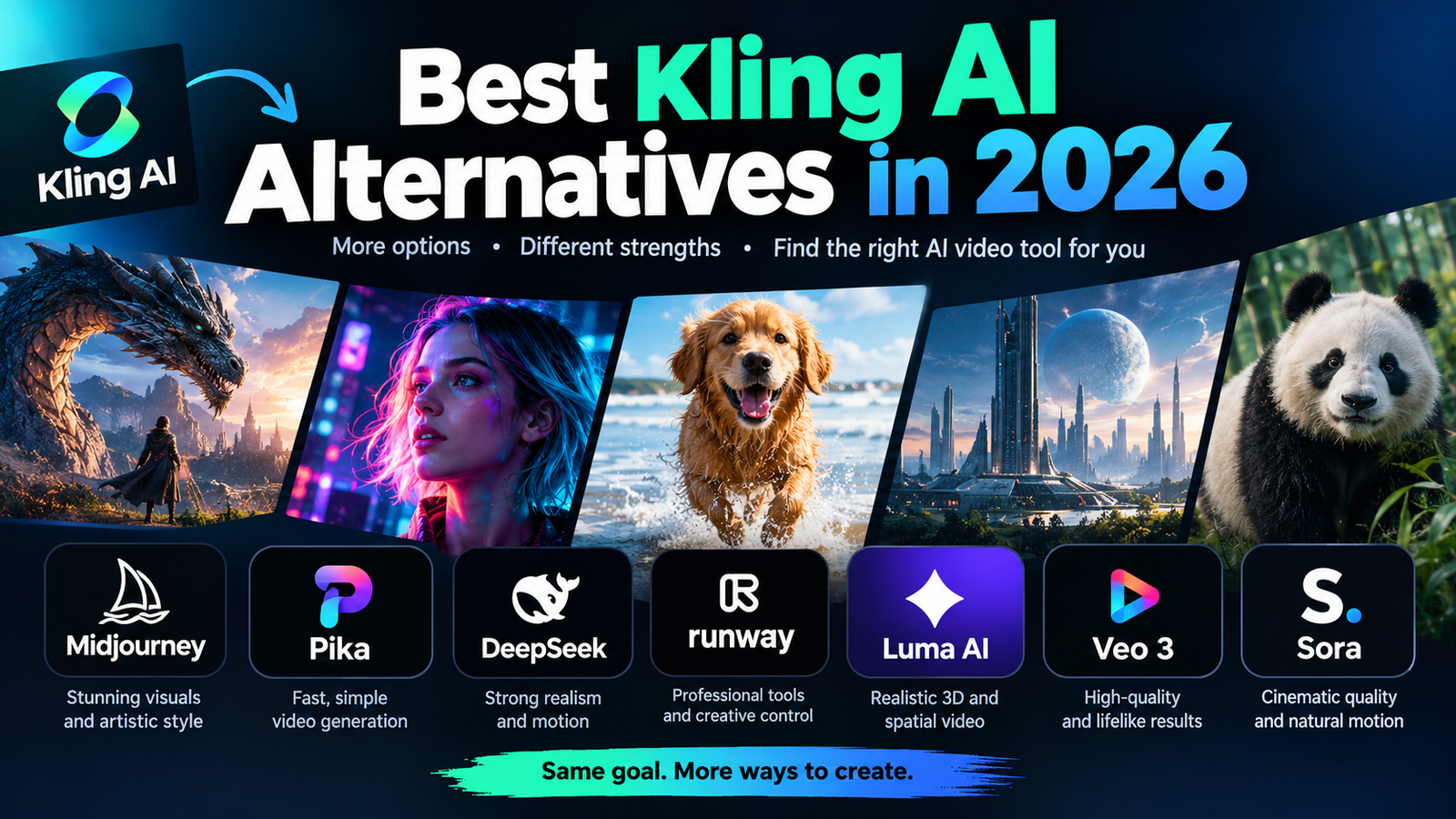Best Kling AI Alternatives in 2026