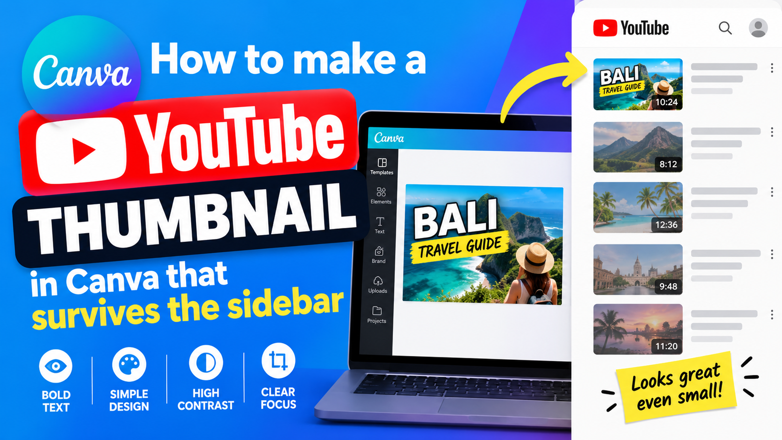 Canva YouTube Thumbnail Tutorial