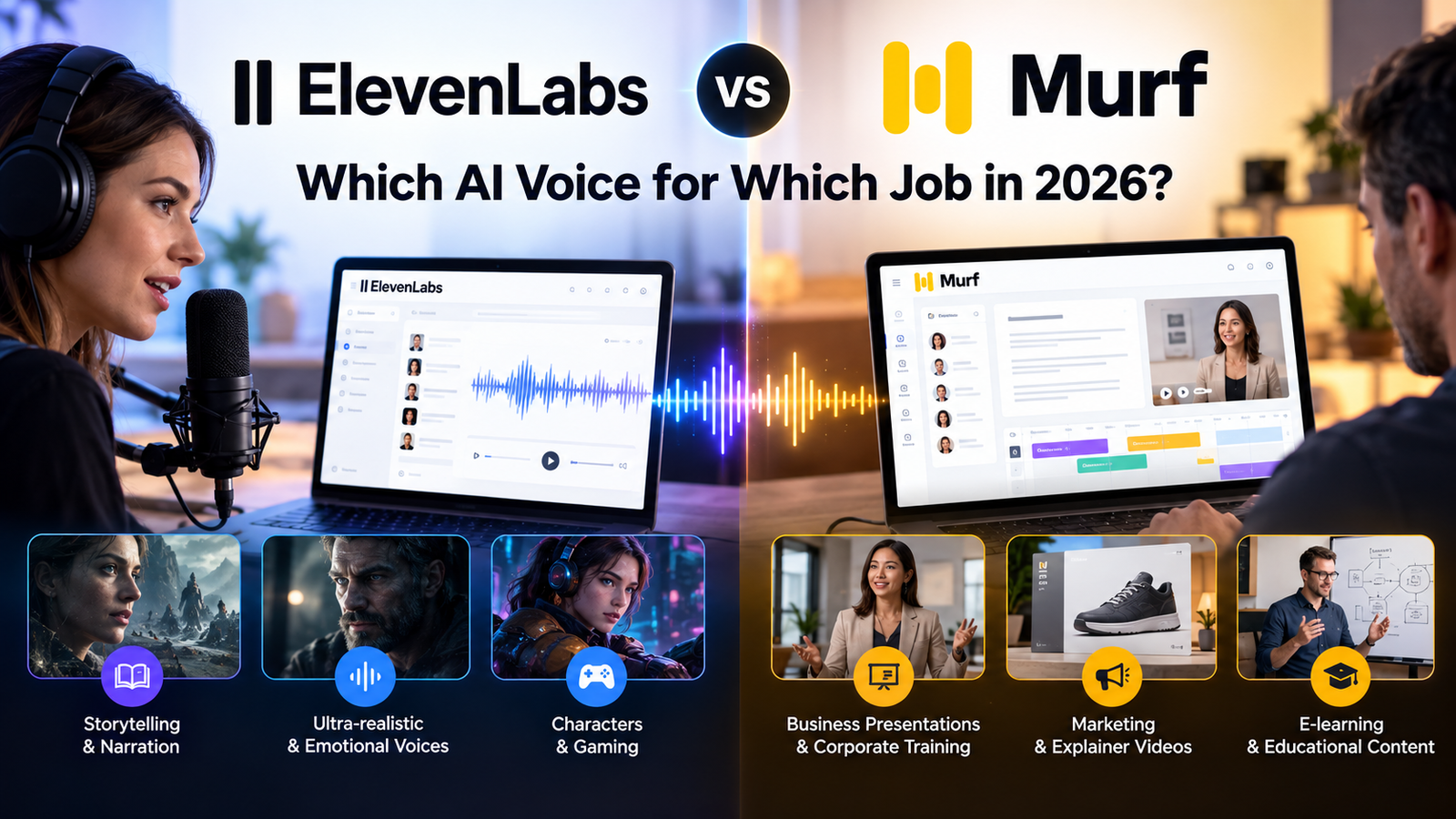 ElevenLabs vs Murf